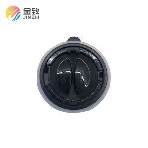 Jin Zhi Rotating Lid Ceramic Water <b>Cup</b> Plastic Lid Glass PP <b>Cup</b> Lid Food Grade Seal Leak Proof Travel Use - Product Image 3