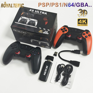 Consola <span class=keywords><strong>de</strong></span> Videojuegos Retro HD X8 Ultra 2026, 128GB, +50000 <span class=keywords><strong>Juegos</strong></span> Clásicos, Control Inalámbrico Recargable, Plug and Play, Compatible con TV 4K - Product Image 1