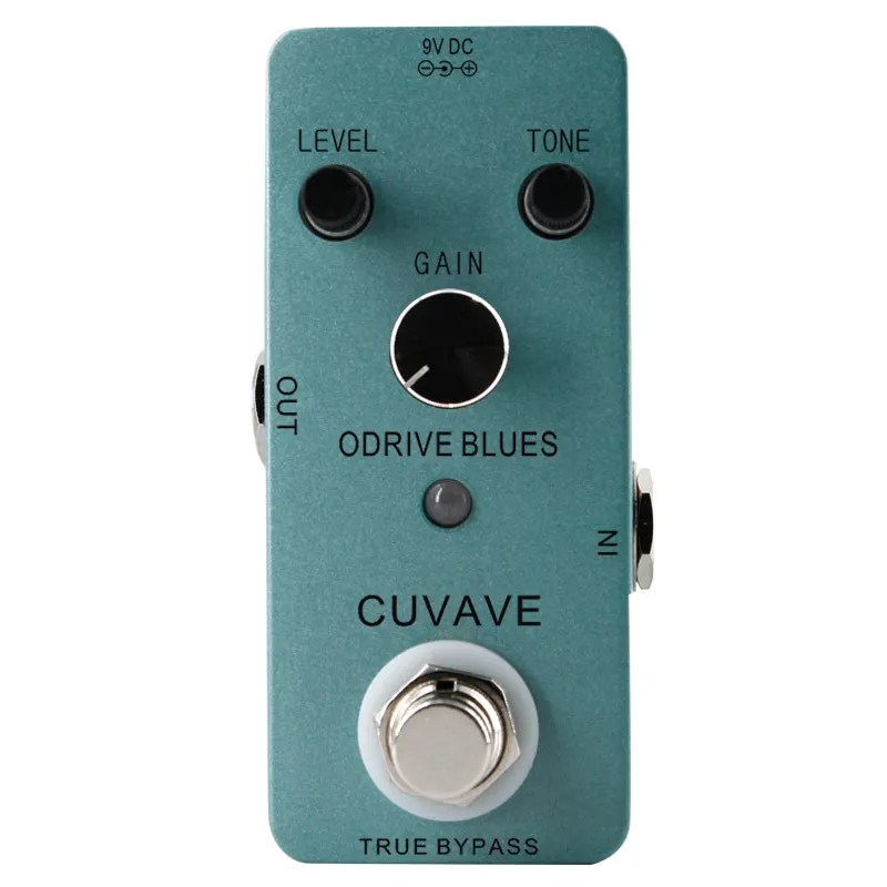 Overdrive-BLUES E-Gitarre Multi-Effekt-Pedal Overdrive BLUES hochwertige Recording Loop Delay Overdrive Reverb