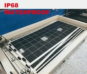 Hoge Efficiëntie Mono Etfe Flexibele Zonnepaneel Dunne Film 100W 200W 300W Flexibel Zonnepaneel Rv Boot Gebruik Flexibel Zonnepaneel