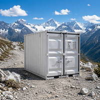 Conteneur de stockage sec portable DFC 8FT 9FT 10FT 11FT 12FT, mini-conteneur habitable à vendre