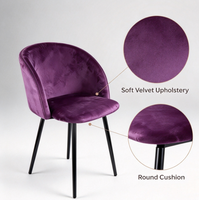 Ensemble de table et chaises de salle à manger pour la maison, chaises rembourrées pour la cuisine, restaurant, table à dîner 4 ou 6 places avec chaises