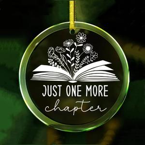 Adornos Colgantes de Cristal Transparente, Redondos y Planos, para Decoración Navideña, Regalos de Navidad, Artesanías de Cristal - Product Image 2