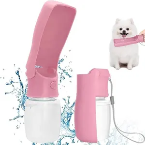 Top Seller 350ml/550ml Pet Travel Design Water Bottles Portable Drinking Cup Plastic Bottle Pet Dog Water Bottles