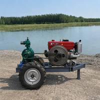 Pompe d'irrigation agricole diesel 260 HP à haute pression, refroidie par eau, pour l'irrigation et l'alimentation en eau des maisons familiales