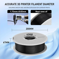 Filament en fibre de carbone PETG-CF directement de l'usine, fournisseur de filament PETG 3D, filament en fibre de carbone PETG