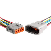 Konektor Seri Deutsch 2 4 6 8 12 Pin Dt04 Dt06 Soket Steker Diagnostik Tahan Air Deutsch Kabel Jantan Betina