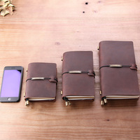 Agenda quotidien A5 fait à la main en cuir personnalisé avec reliure Vintage véritable cahier en cuir véritable ligné style imprimé grande idée cadeau