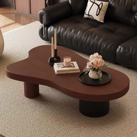 Table basse en bois Clouds, salon, style minimaliste, table à thé spéciale Sabi Wabi, petit appartement, table basse pour hôtel, villa