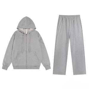 ALOGO Felpa Sportiva Stampata con Cappuccio e Cordoncino, Etichetta Logo, Vestibilità Ampia Unisex, Set Tuta in Nylon/Cotone - Product Image 6