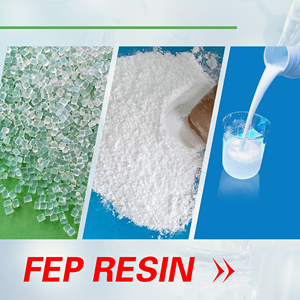 FEP Resin Granule Polymer Raw Material Crystal Clear Industrial Grade for Plastic Production