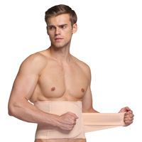 Moldeador de cuerpo ajustable para hombres al por mayor malla transpirable Control de barriga fajas Ejercicio de fitness cinturón de soporte de cintura