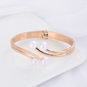 Boucle de rideau de luxe légère boucle de rideau en métal double perle pince de reliure de rideau en alliage doré créative moderne en gros - Product Image 4