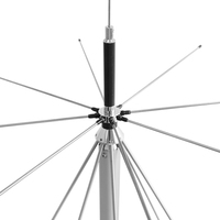 Antenne large bande 25-3000 MHz Lora 433 MHz GPS, style parapluie, omnidirectionnelle, pour extérieur, avec plan de terre