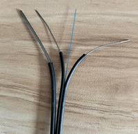 Kabel Drop Wire Optik al aire libre 1 núcleo G657A1 1000M FTTH Drop cable 1C 3Seling