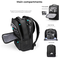 Sac à dos de voyage simple et de grande capacité, personnalisable/OEM, multifonctionnel, pour les affaires, les trajets quotidiens, imperméable, pour ordinateur portable