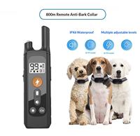 T789 Entraîneur de chien à distance, portée 800m, étanche IP67, vibrations et chocs, 3 canaux, vente en gros OEM