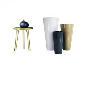 Maceta de Fibra de Vidrio Reforzada (FRP) de Primera Calidad, Ligera, para Interiores/Exteriores, Decoración del Hogar, Oficina, Jardín, Uso con Flores Artificiales - Product Image 1
