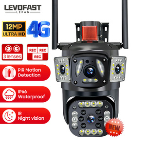 Levofast New V380Pro 4G IP66 Không Thấm Nước 3 Hình Ảnh Ngoài Trời Máy Ảnh PTZ Tầm Nhìn Ban Đêm Wifi Nhà Trong Nhà Giám Sát CCTV Máy Ảnh - Product Image 1