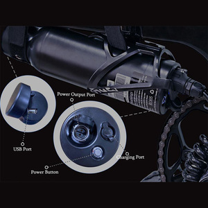 Vélo électrique <span class=keywords><strong>pliable</strong></span> en fibre de carbone Naicisports 20 pouces |   Vélo urbain à freins à disque, cadre entièrement amorti, batterie 36V 7.8Ah, moteur Bafang - Product Image 2