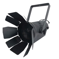 Projecteur Fresnel LED DMX 200W professionnel pour studio TV et théâtre, boîtier en aluminium, éclairage d'effet de scène