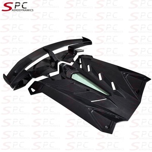 SPC svj ปีกหลังคาร์บอนไฟเบอร์แห้งสำหรับฝากระโปรงหลังแลมโบกินี <span class=keywords><strong>Aventador</strong></span> svj + สปอยเลอร์หลังสำหรับ LP700 LP720 LP740LP750โรดสเตอร์ - Product Image 3