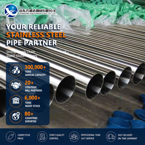 Tubo de Acero Inoxidable de Alta Calidad 430 304 Pulido de 48.3mm x 3mm Sch40 JIS G3459 para Planta de Desalinización - Product Image 1
