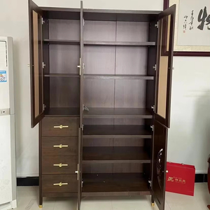 Hiện đại đơn giản rắn gỗ tủ sách nghiên cứu đồ nội thất tập tin tập tin miễn phí kết hợp tủ trưng bày - Product Image 1