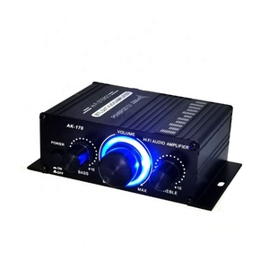 Amplificador HIFI AK-170 AK-270, Canal 2.0, 200W, 12V, 2A, Sonido Estéreo, Bajos y Agudos, para Sistema de Sonido de Cine en Casa - Product Image 1