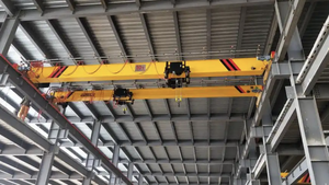 Grúa Puente Monoviga de Estilo Europeo del Fabricante, Capacidad de 3 a 8 Toneladas, con Motor y Piezas de Bomba - Product Image 2