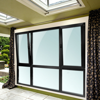 Diseño moderno Proyectos de ingeniería personalizados Swing Open Style Swing Window Doble acristalamiento Upvc Tilt Turn Window Ventana abatible