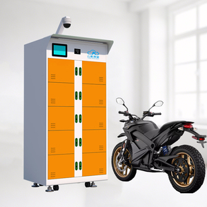 Trạm hoán đổi pin 10 khe BMS bằng thao tác thuận tiện để sử <span class=keywords><strong>d</strong></span>ụng ngoài trời với tán mư<span class=keywords><strong>a</strong></span> và máy ảnh - Product Image 3