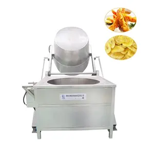 Elektrikli ısıtma aperatifler kızartma makinesi patates cipsi kızartma makinesi 304 paslanmaz çelik patates cipsi soğan kızartma makinesi