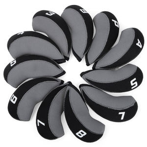 Latest Design 11Pcs/Set Golf Iron Head Cover Set Custom Golf Club Head Covers Neoprene Golf Club Iron Covers - Product Image 1