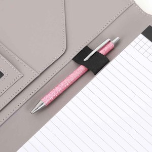 Cartella di presentazione multifunzionale in pelle goffrata A4 di cancelleria per ufficio personalizzata con Logo personalizzato per documenti <span class=keywords><strong>e</strong></span> file - Product Image 6