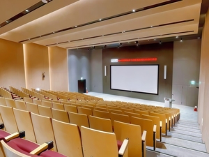 Ghế hội trường gấp hiện đại có bàn viết, hợp kim nhôm, thiết kế công thái học & bền bỉ, nội thất nhà hát thương mại - Product Image 5