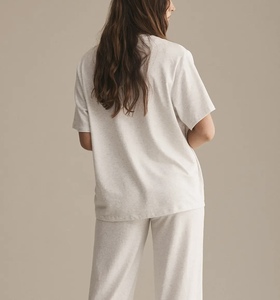 Pigiama Personalizzato per <span class=keywords><strong>Donna</strong></span> Ultra Morbido di Alta Qualità Realizzato con 95% Bambù 5% Spandex <span class=keywords><strong>Abbigliamento</strong></span> da <span class=keywords><strong>Notte</strong></span> in Bambù per <span class=keywords><strong>Donna</strong></span> - Product Image 5