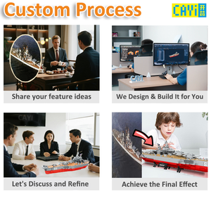 CAYI <span class=keywords><strong>Jouet</strong></span> <span class=keywords><strong>militaire</strong></span> personnalisé de style <span class=keywords><strong>hélicoptère</strong></span> de chasse <span class=keywords><strong>militaire</strong></span> personnalisé Jeu de blocs de construction de char <span class=keywords><strong>Jouet</strong></span> modèle en plastique OEM ODM pour enfants - Product Image 3