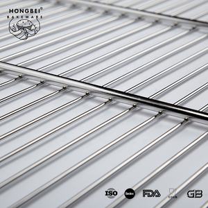 أداة الخبز بالبيع بالجملة على شكل رف مسطح من الفولاذ المقاوم للصدأ للتبريد والتحلل الكهربي للخَبز النهائي - Product Image 5