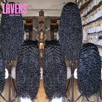 Perruques en cheveux naturels bouclés bruts vietnamiens et birmans, avec dentelle HD, cheveux humains vierges espagnols bouclés, sans colle, non traités, 30 pouces