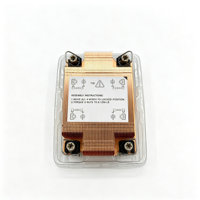 Refroidisseur de processeur à chambre à vapeur haute performance 240W avec ailettes en cuivre LGA4189 V72 2U 0.3mm 113x78x25mm Personnalisé OEM ODM Usine MOQ 1 pièce