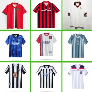 Vintage 1992 2002 <span class=keywords><strong>Retro</strong></span> bóng đá bóng đá lưới đứng cổ áo Argentina Tây Ban Nha Bồ Đào nha yugoslavia Mexico Brazil cổ điển throwback - Product Image 6