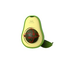 Jouet interactif pour chat en forme d'avocat avec herbe à chat - Balle à mâcher durable en ABS, écologique, amusante pour le jeu molaire et design rotatif