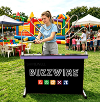Jeux de carnaval SHINEWELL certifiés CE, divertissement interactif pour adultes, défi de réaction pour le jeu Buzz Wire de carnaval