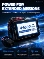 Твердотельный литий-полимерный аккумулятор 360Wh/kg 36000mAh 6S 21V 756Wh для дронов, БПЛА, самолетов с фиксированным крылом/VTOL/тяжелых дронов, OEM UN38.3