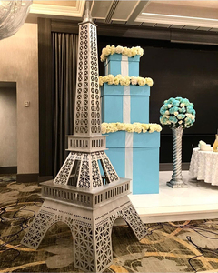 <strong>eiffel</strong> <strong>Tower</strong> Figurine Beautiful Wedding Decoration Statue Led Metal Paris <strong>Tower</strong> for Sale - Product Image 2