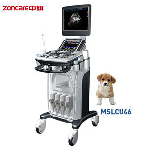 2023 Neuankömmling Zoncare P7 Trolley Veterinär Farb doppler 3D 4D Tragbarer Ultraschall-Maschinen scanner Preis - Product Image 2