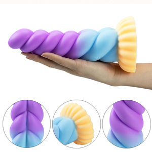 Renkli ile gerçekçi yapay penis güçlü vantuz silikon Dildos esnek yapay penis vajinal g-spot Anal oyun için seks oyuncakları kadın erkek - Product Image 2