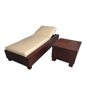 Sedia di accento reclinabile in legno di quercia pieghevole e dondolo per camera da letto soggiorno all'aperto per il tempo libero Made in USA - Product Image 1