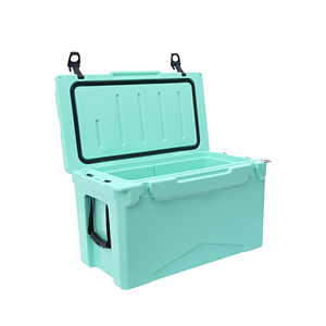 Hộp giữ lạnh cắm trại ngoài trời bằng nhựa LLDPE+PU đúc xoay, dung tích 30/35/50QT, giữ đá được 5 ngày, dùng để bảo quản bia/rượu/mồi câu, chuỗi lạnh - Product Image 6